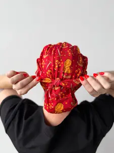 DuoStyle Scrub Hat - Red House