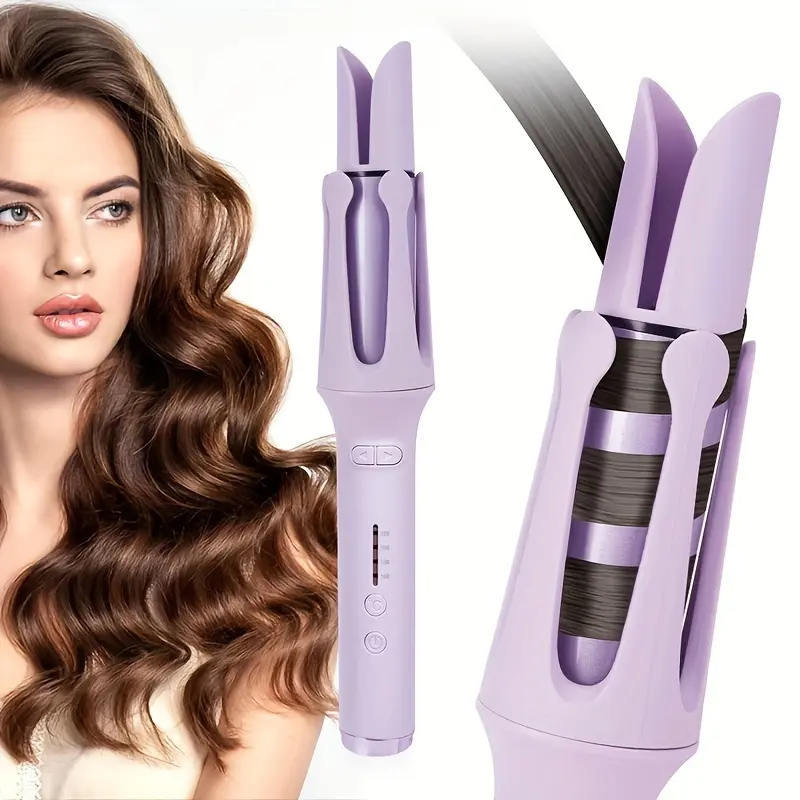 32mm Fully Automatic Electric Rotary Curling Iron - Lazy Tool, Adjustable, Hair-Friendly, Comfortable, Ideal Gift for Home & Party, Festive Gifting Curling Irons, Automatic Hair Curler, Automatic Curling Iron