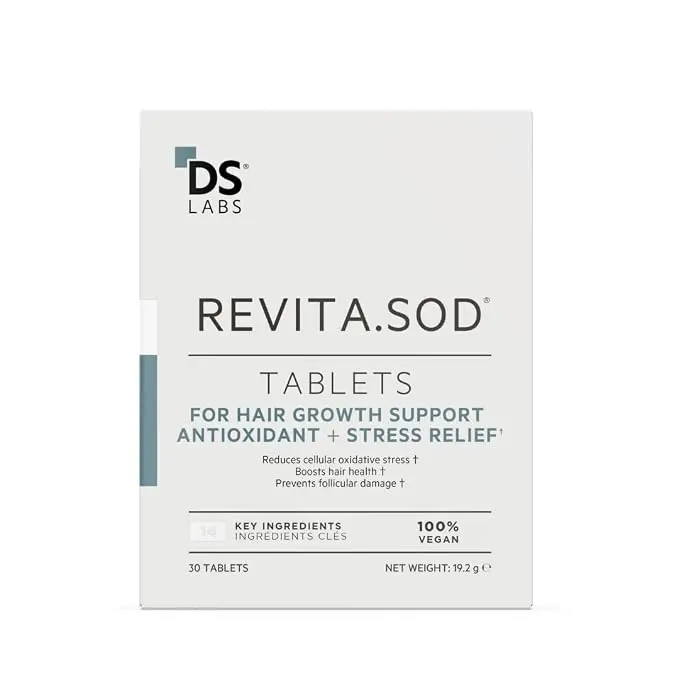 DS Labs Revita.SOD Hair Support Tablets for Thinning Hair, 30 Tablets