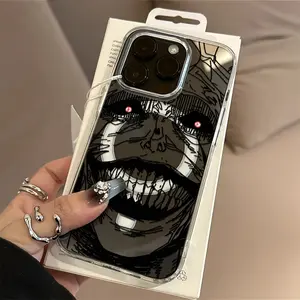 Sinister Grin phone case for iphone 16 girly 14PLUS Transparent 13PRO women XR Hard Case 15 men XSMAX Aesthetics XS Premium 11PROMAX Magnetic wireless charging case 11PRO cute 11 clear iphone cases 16PLUS unique 15PLUS Phone Cover 15PRO/16PROMAX/13PROMAX/