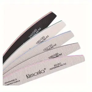 5/20Pcs/lot Professional Manicure Set 100/180 Grit Gel Polishing Nail Files Grinding Buffer Nails Trimming Tools Nail File Kit Nail Care Product