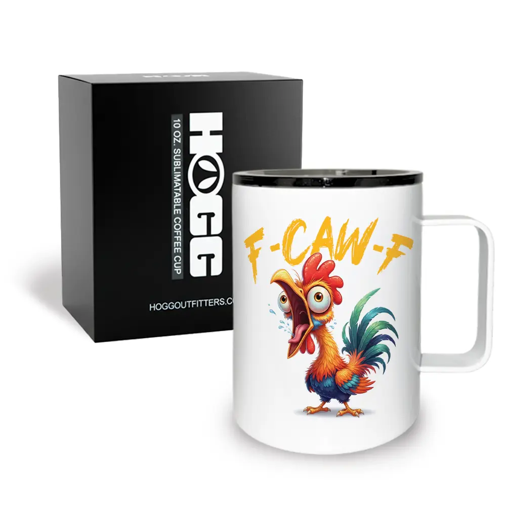 F-Caw-F 10oz Coffee Cup