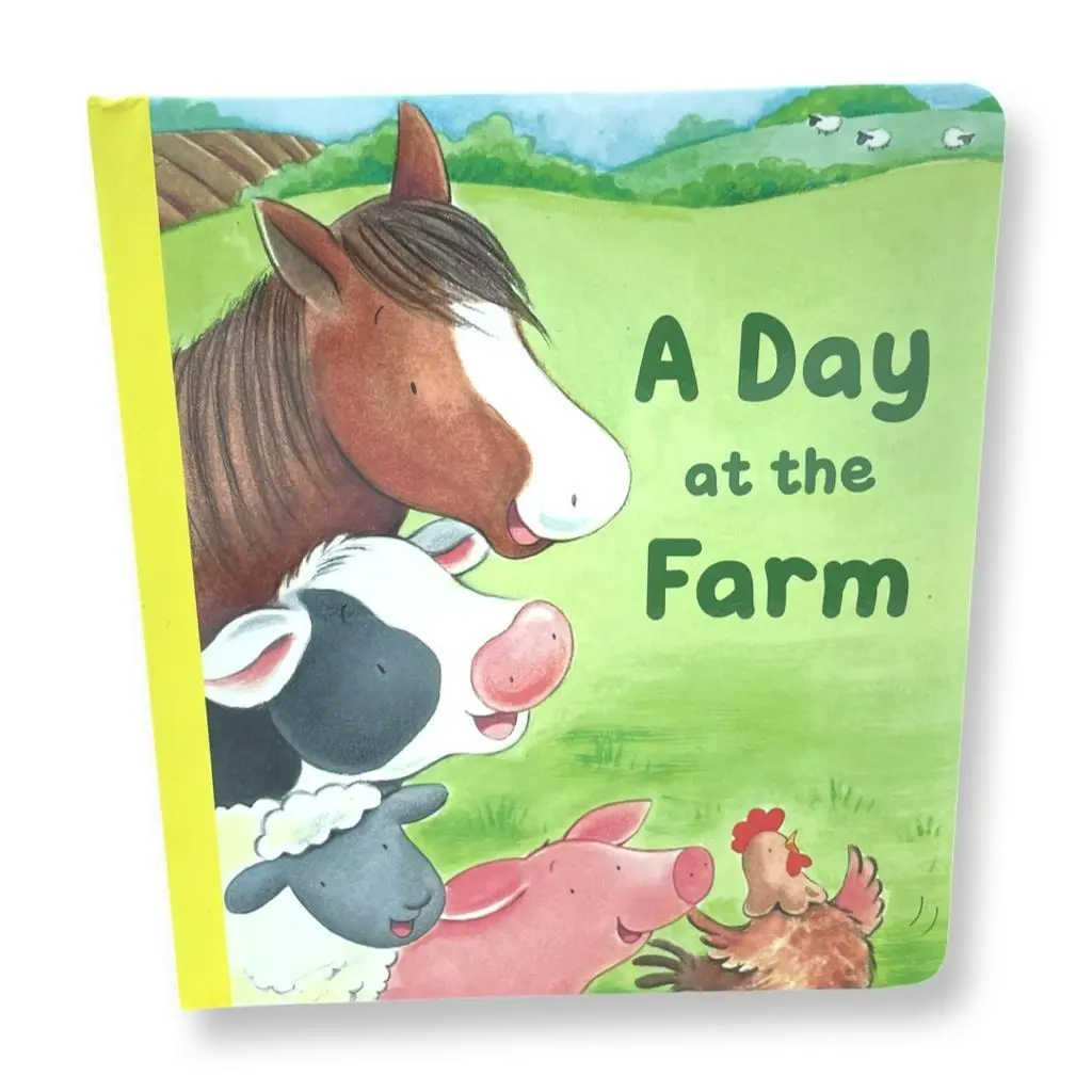 Kids' Farm Board Book - 8.2 x 7.2 x 1 inches, Beautiful Illustrations, Engaging Stories, Super Fun Bonding Time Adventure Tale (Literature & Art Children's Book)