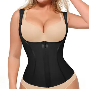 Shapellx AirSlim Steel Bones Core Control Latex Waist Trainer Vest Creator