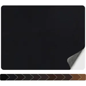 Leather Repair Patch 8x11 inch Self-Adhesive Leather Repair Tape, Scratch/Holes Vinyl Repair Kit for Couch,  Seat, Sofas, DIY Furniture Upholstery, Chair, Jackets, First-aid (Black)