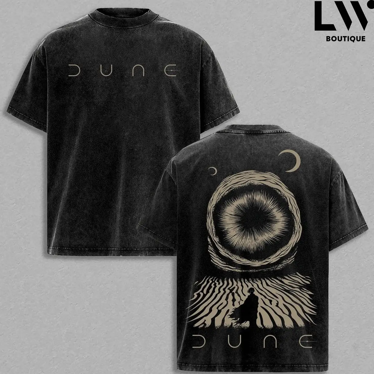Dune Graphic Boxy Tee | Dune Arrakis Vintage Washed T-shirt | Paul Atreides Sci-Fi Heavyweight Cotton Tee | Oversized Drop Shoulder Movie Tee | Unisex Sci-Fi Filmcore Streetwear | Desert Planet Minimal Graphic T-shirt | Cinematic Sci-Fi Tee YYI