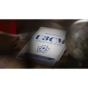 Michael Skinner's Ultimate Bicycle Jumbo 3 Card Monte (Blue) by Murphy's Magic - Trick