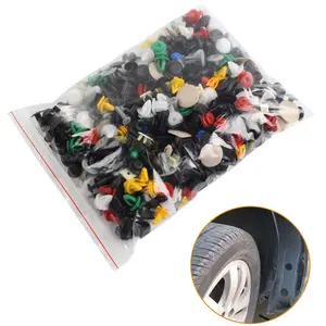 50/100pcs/Pack Universal Plastic Clips for Car Fender Bumper Door Car Car Clips Fastener Screws Kit Bumper Plastics fenders Push Pin Rivet Door Trim Panel Retainer Auto