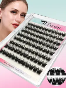 Self Adhesive Eyelashes No Glue Needed False Lashes Natural Look Lash Extensions Reuseable Self Adhesive Lashes Waterproof Wispy Lashes Cosmetic Makeup Flawless