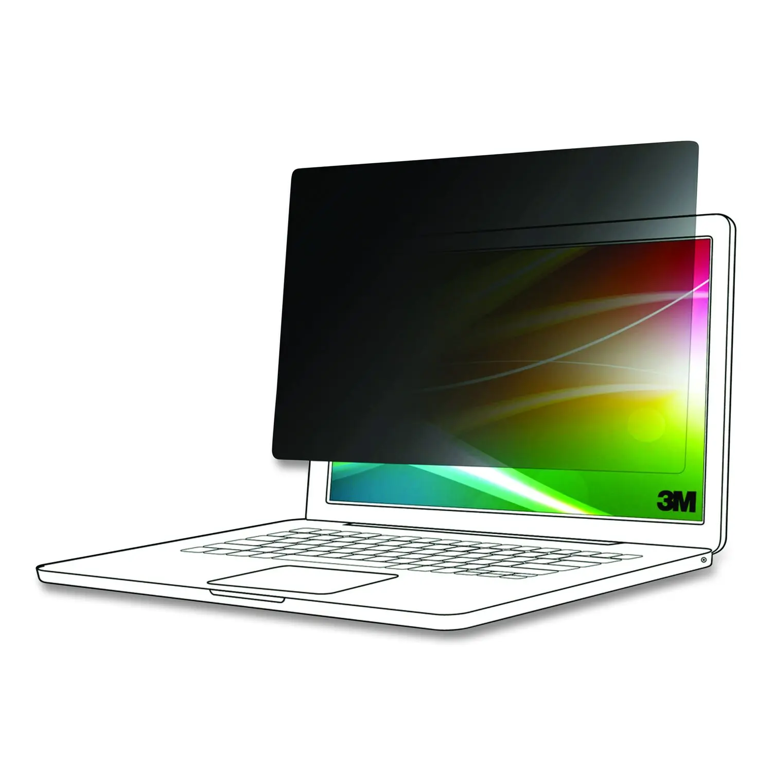 3M Bright Screen Privacy Filter for 12.1" Bezel Laptop 16:10 7100288051