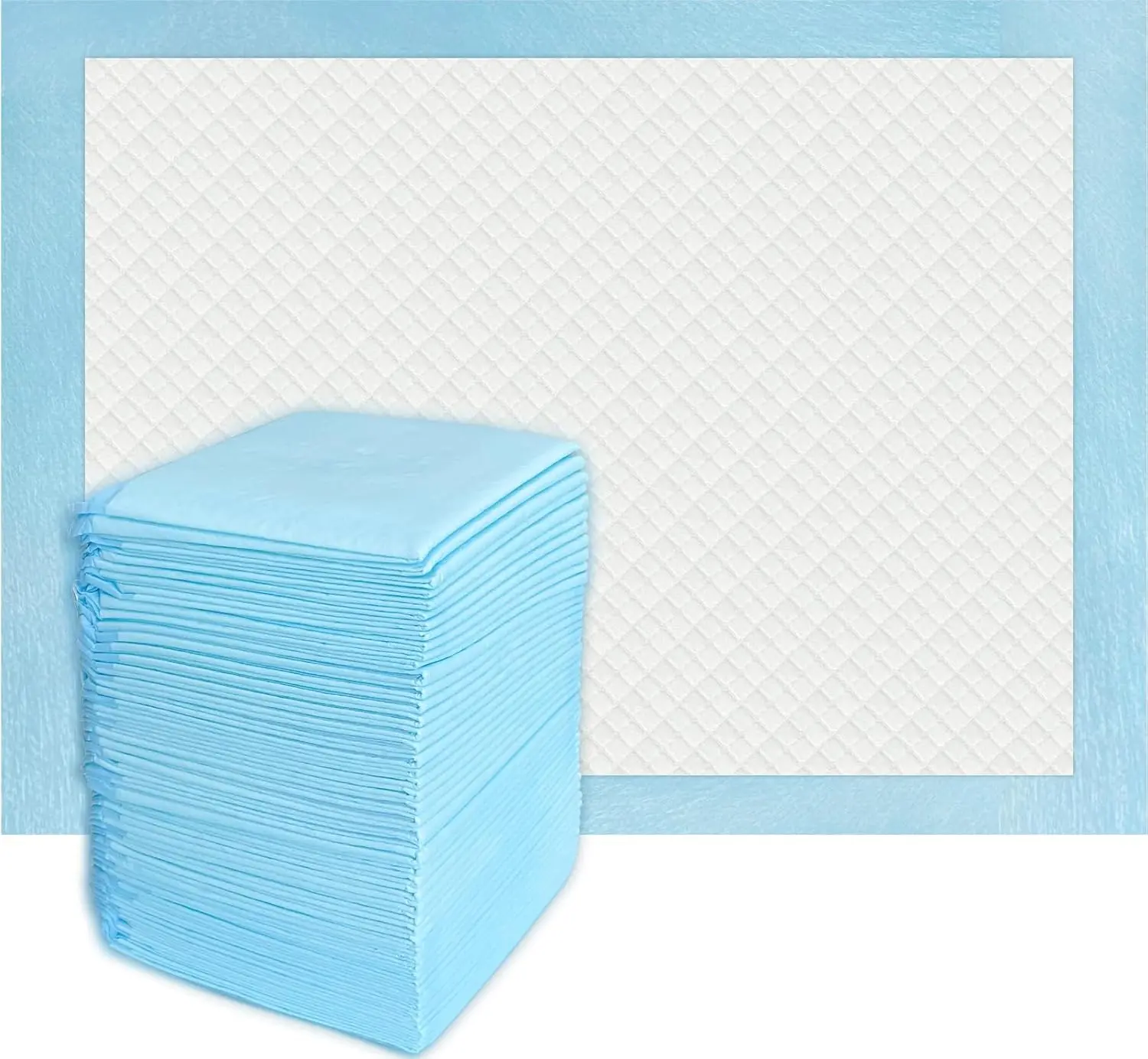 Disposable Underpads for Babies, Adults & Pets, 5-Layer Super Absorbent Core for Heavy Duty Protection, Soft Universal Pads, 17 x 13 inches, 50 Count, 17 × 13 Inches, Lightweight, Polymer, Baby & Adult, Leak Proof, Single Use