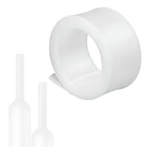 3/4" 4:1 Dual Wall Adhesive Lined Heat Shrink Tubing with Glue, Insulation Seal Oil-Proof Anti-Friction Against Air Leakage 9.8ft Clear