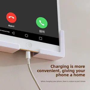 Sticky Phone Holder Wall Mount Adjustable Stand for Smartphones Secure Adhesive Base Hands Free Viewing