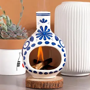 Handcrafted Mini Ceramic Palo Santo Holder, Ideal for Sage & Stick Burning, Perfect Meditation Accessory, Unique Home Decoration Item, Incense Holder Scented Home Fragrance Air Diffuser