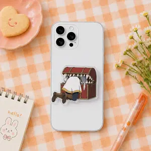 Funny Mimic Frieren Beyond Journey End Magsafe Phone Grip, Aesthetic Japan Anime Acrylic Magnetic Phone Mount, Durable Popsocket Accessories