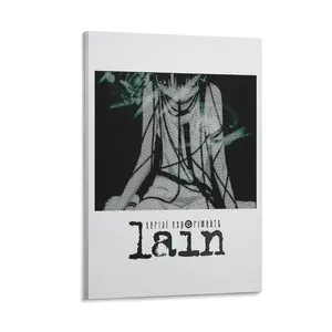 Anime Serial Experiments Lain Poster for Room Aesthetics Decorative Picture Print  Posters Gifts (28) Canvas Poster Bedroom Decor Sports Landscape Office Room Decor Gift Frames Wall Ornaments Decoration
