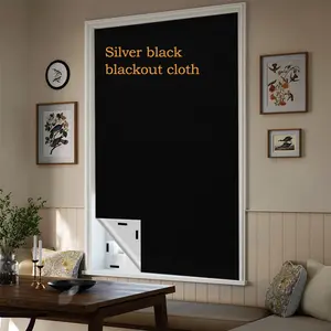 Silver Color Blackout Curtains, 3 Sizes Available, Insulated Thermal Blinds, Easy Installation, Ideal for Bedroom, Living Room, Dormitory, Travel, Privacy Window Film, Blackout Window Cover