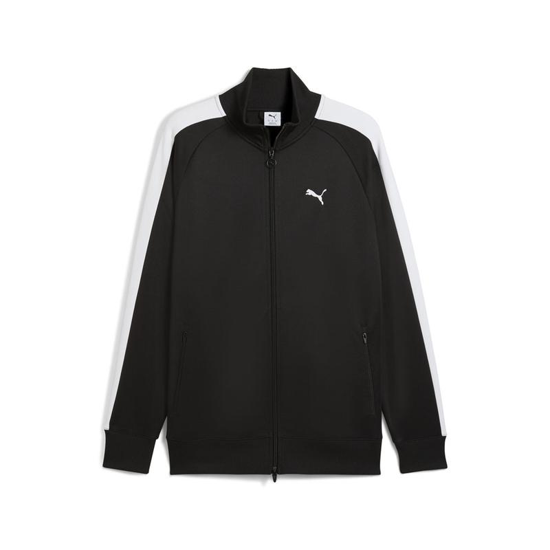 PUMA Mens T7 Always On  Athletic Outerwear Casual Full Zip - Black