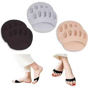 Metatarsa Foot Pads(3pairs) Reusable Soft Ball of Foot Cushions Forefoot Pads for Women Prevention Pain Relief Honeycomb Fabric Foot Pads
