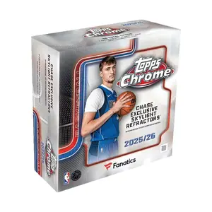 2025-26 Topps Chrome Basketball Mega Fanatics Trading Cards LV