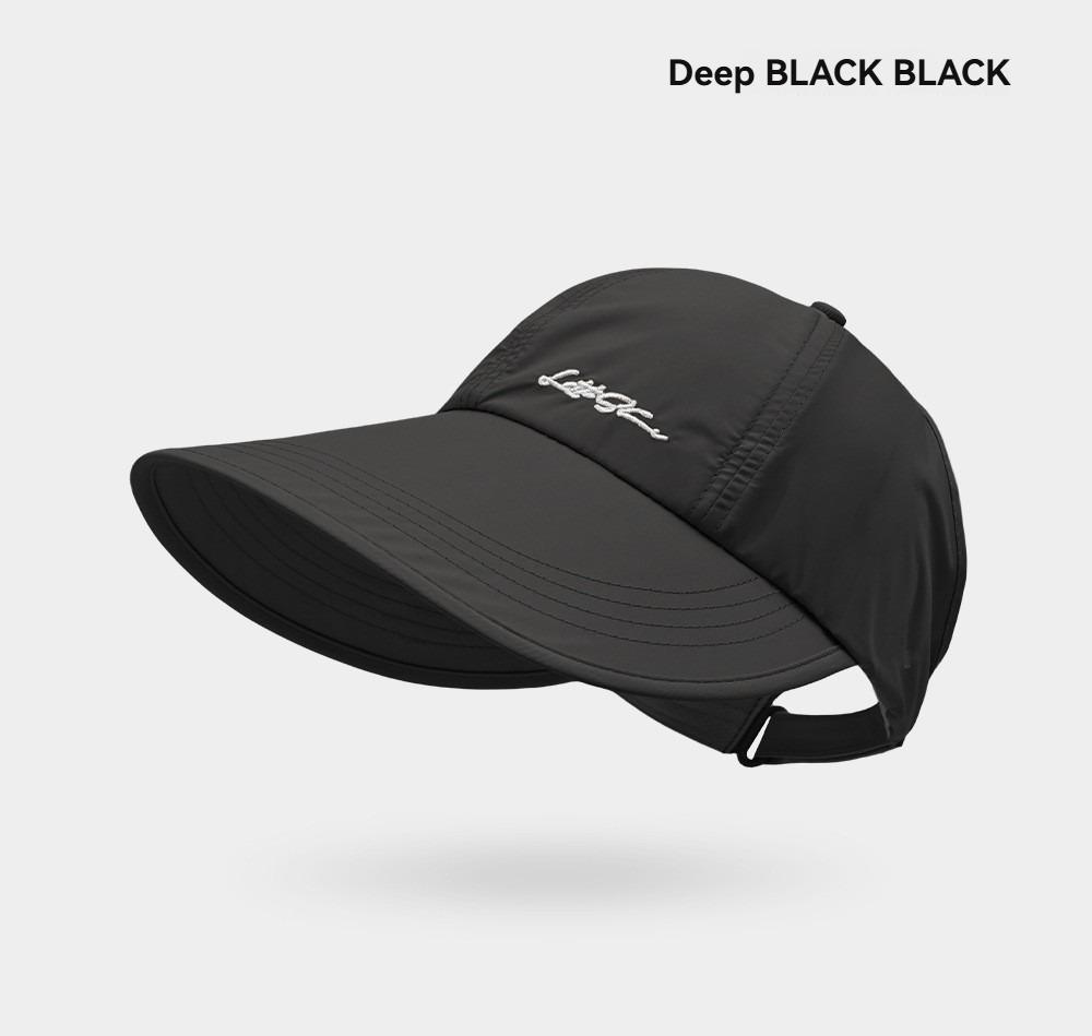 2-Pack UPF Sun Protection Baseball Hat for Men and Women - Lightweight, Adjustable Velcro Closure, Wide Brim Outdoor Sports Hat, All-Season Elastic Design (White/Gray/Black)