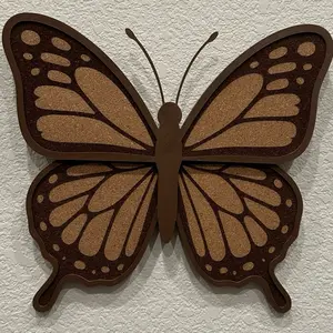Butterfly Pin Board - Cork Enamel Pin Display Decor