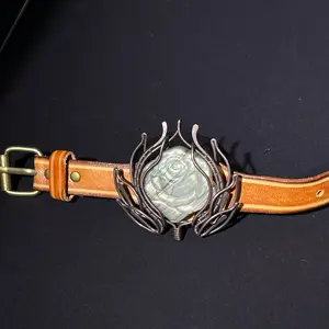 Natural High-Quality Labradorite Flame Rose Copper Wire Wrapped Bracelet，Copper Wire Wrapped Pendant