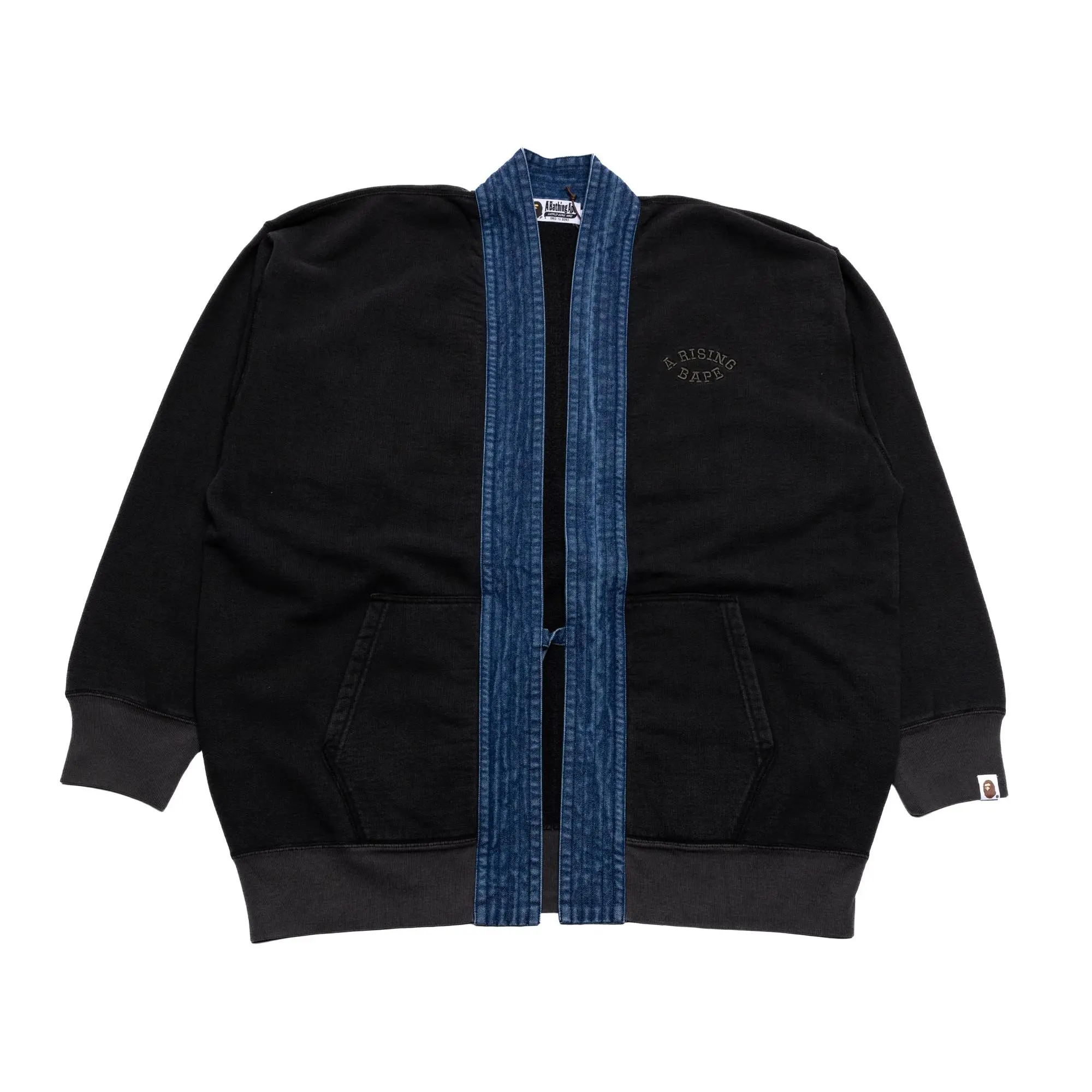 A Bathing Ape Rising Bape Hanten Jacket in Black - 001LJJ701011M