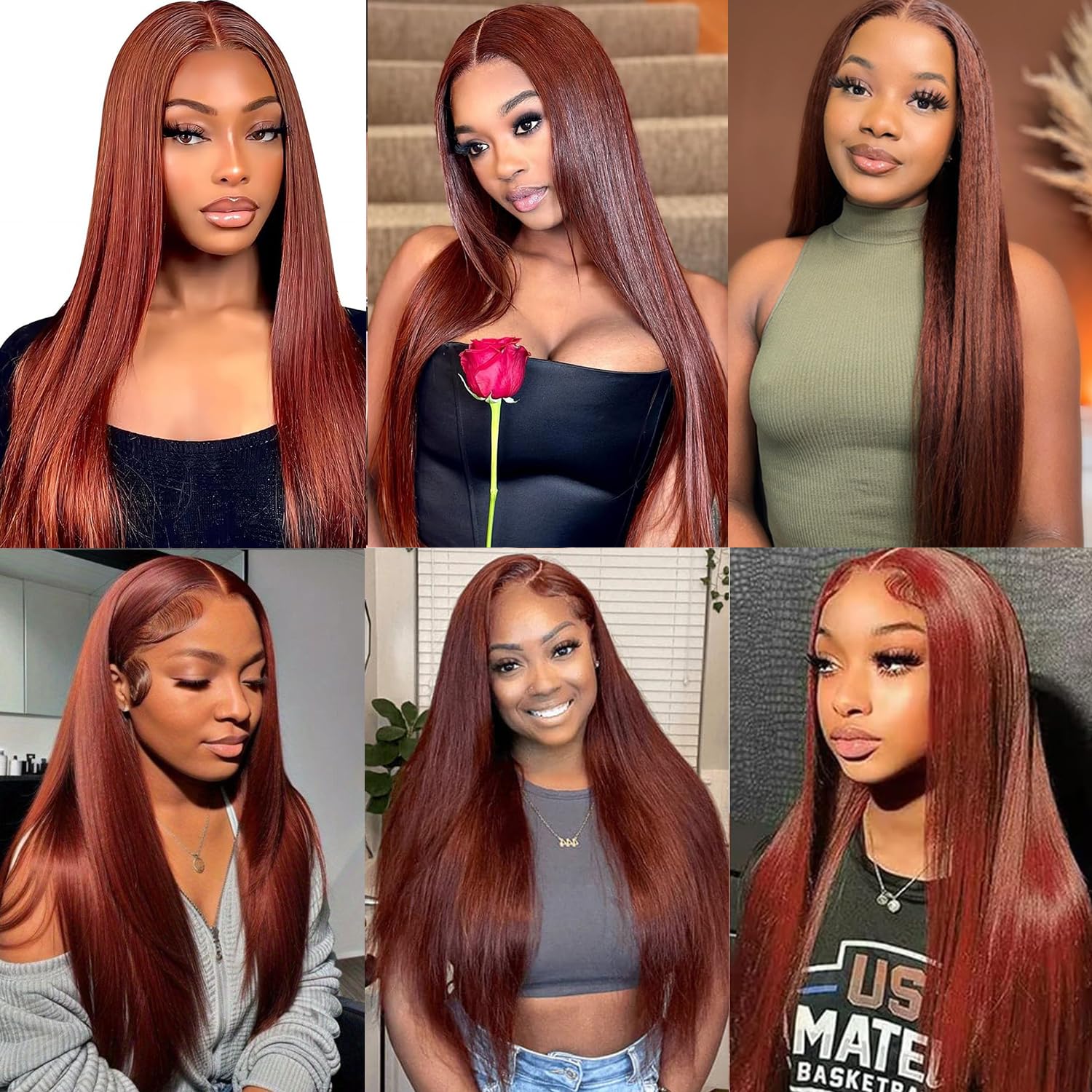 Bling Hair Chocolate Brown 13X6 13x4 Straight Lace Front Human Hair Wigs For Women PrePlucked With Baby Hair Brazilian Remy Hair #TikTokShopHolidayHaul