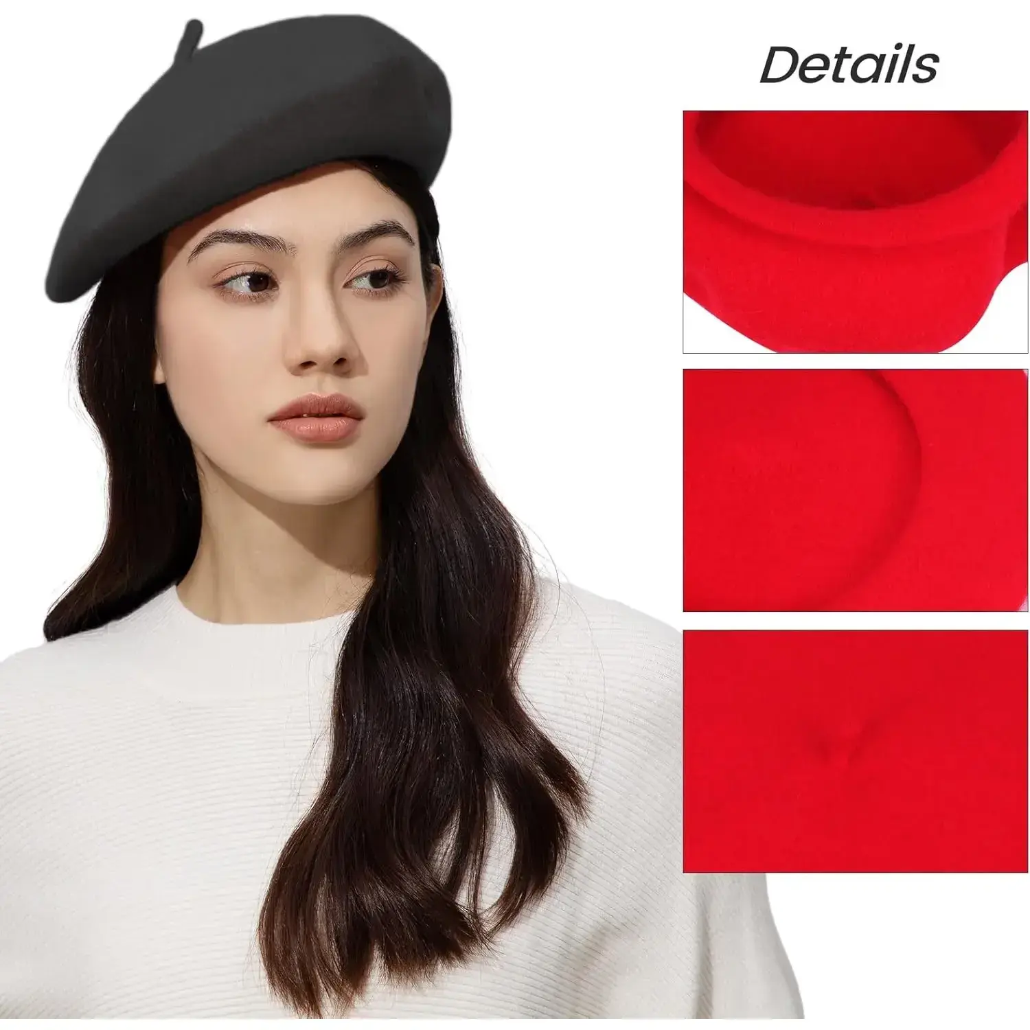 Classic Wool Beret Hats for Women Man Painter hat French 