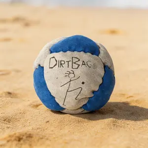 Dirt Bag Hacky Sack Handmade Knitted Cotton Crochet Footbag Outdoor Beach Party Game Stress Relief Fidget Toy TikTok Viral Juggling Ball For Teens Adults Beginners