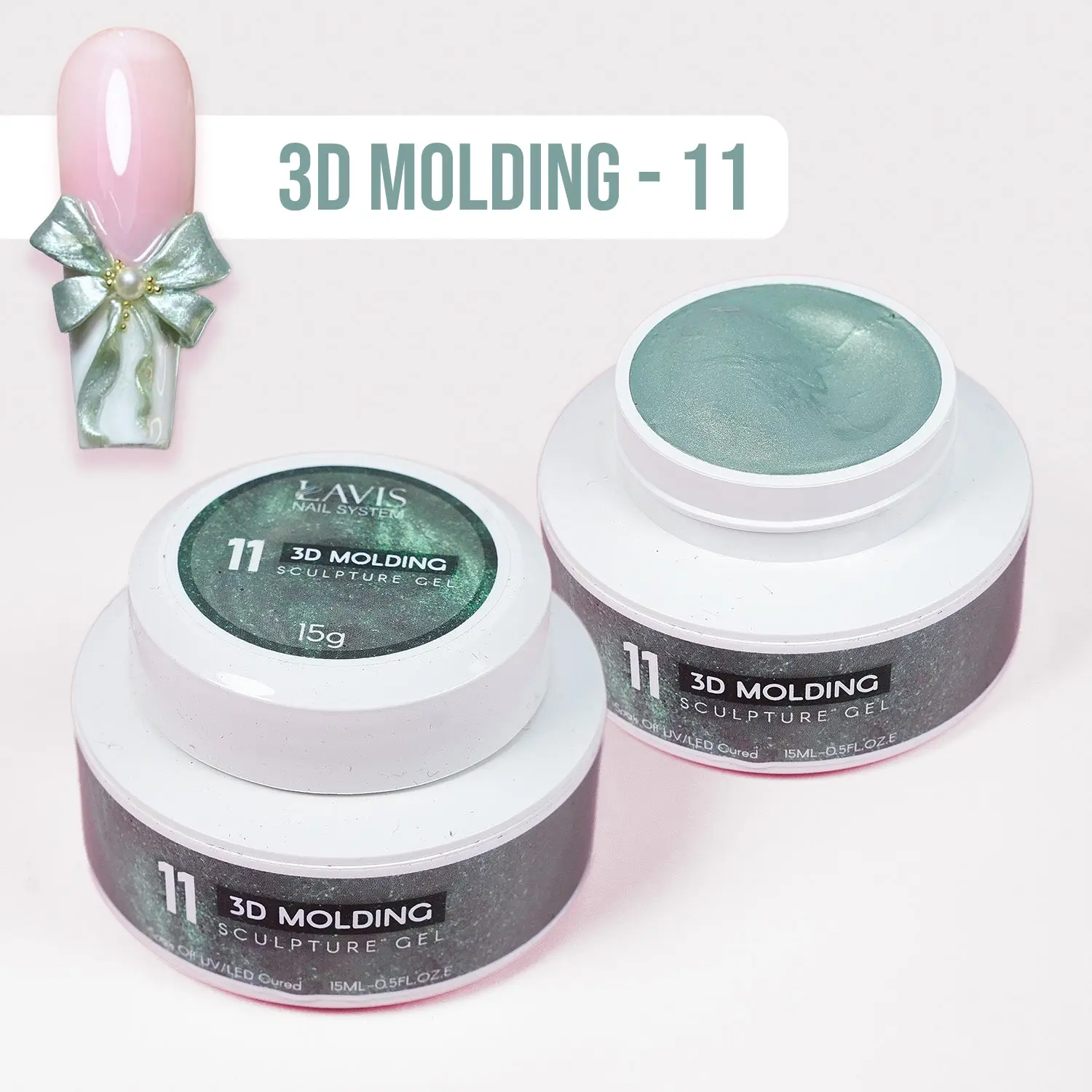 LAVIS 3D Molding Gel 15g - 11 - Nail Art