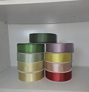 Shimmer Satin Ribbon - 50yd, Premium Office Gift Wrapping & Craft Supplies for Computers & Office Equipment Stationery