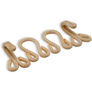 Lakesstory Sewing Hook and Eyes Closure Fur Hook and Eyes Covered for Fur Coats Wraps and Jackets 1-1/2"