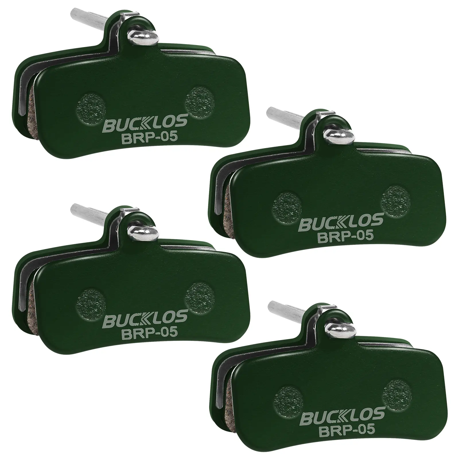 BUCKLOS 4-Piston High Performance New E-Bike Disc Brake Pads - Ultra Stopping Power for Electric Bikes & MTB, Heavy Duty Outdoor Essential, New Brake Pads bike accessories