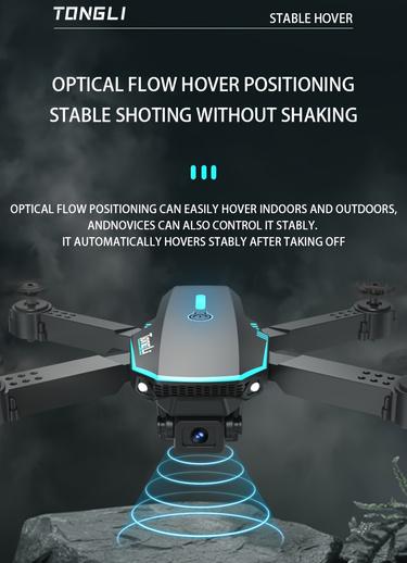 Tong Li HD Aerial Drone with Screen Remote Controller, Crash-Resistant Unisex Kids RC Quadcopter Toy, 1 Battery, Long Endurance, Headless Mode, Cool Stunts, 1-Key Takeoff & Landing, No Camera, Ideal Christmas & Birthday Gift, 【No Camera】Crash Resistant On
