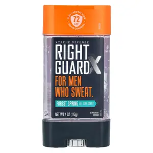 Right Guard Xtreme Defense, Antiperspirant Deodorant, Forest Spring, 4 oz (113 g)