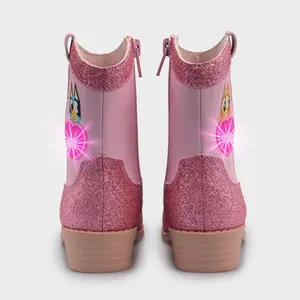 Toddler Bluey Western Boots - Pink 12T