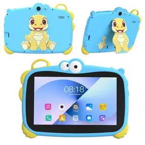 7-inch children's tablet Android, dual cameras, supports WiFi and Bluetooth, shockproof protective case, parental control, ideal gift, touchscreen tablet, Android Tablets