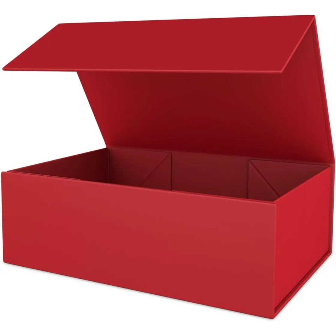 Boxe 12" x 6" x 4" with  Closure Lid  Boxes for Presents,Bridesmaid Gifts Box,Cute Box,Birthday  box,Luxury for  Packaging,   Box for Wrapping Gifts (Red)
