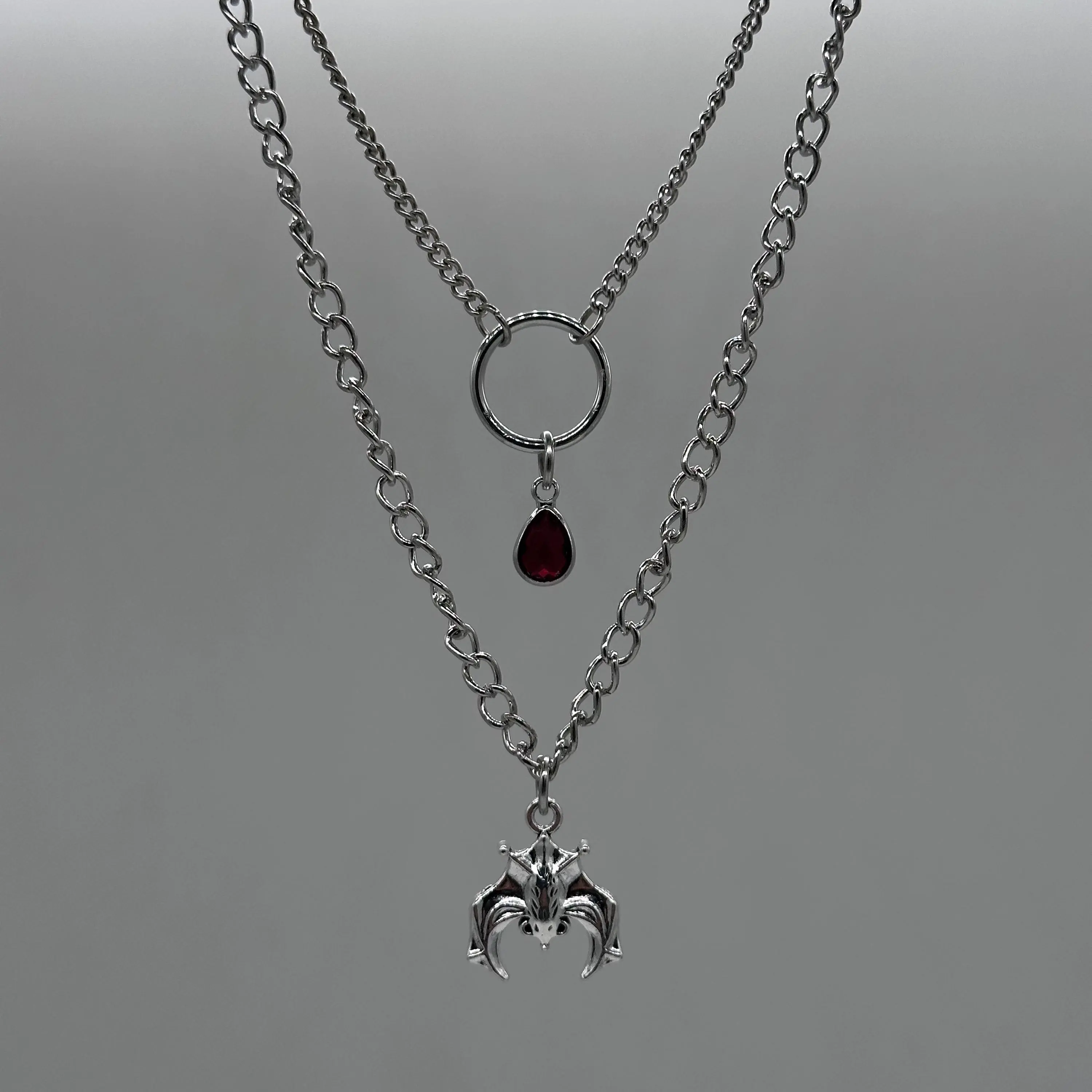 Blood Bat Necklace
