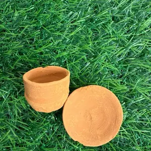 Dos bolsitas de mini figuras de barro libre de plomo echo en México