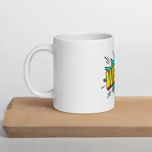 The "WEPA!" Comic Blast Black Mug