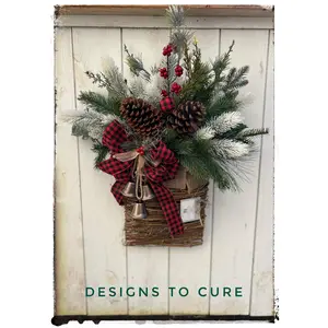 Red & Black Buffalo Plaid Hanger Basket