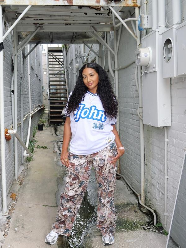 Blue John 3:16 Jersey