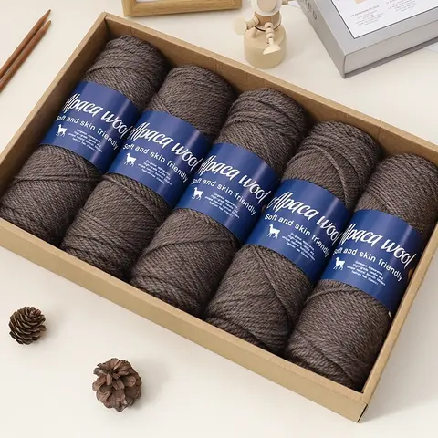 100g/ball Wool Yarn, Warm Lightweight Handmade Knitting Yarn, Crochet Yarn for Sweater, Scarf, Hat, Gloves, Crocheting Supplies, DIY Crochet Handicraft Supplies