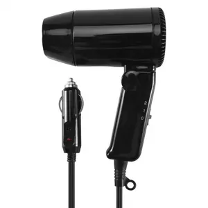 Car Hair Blow Dryer Heat Dc12V 216W Portable Foldable Blower Hot Wind For Travel Easy Storage Handle De-Frosting Vehicle Window