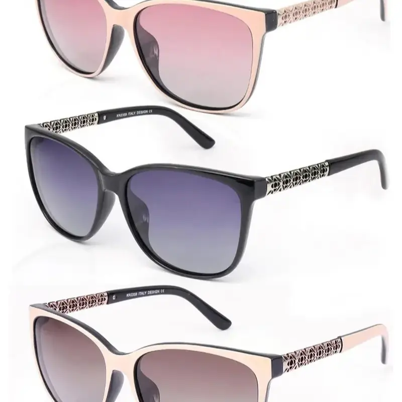 Women's Polarized Sunglasses - TR Memory Frame, UV400 Protection, Lightweight Stylish Unique Shades, Anti-UV Women's Sunglasses, Sunglasses For Women