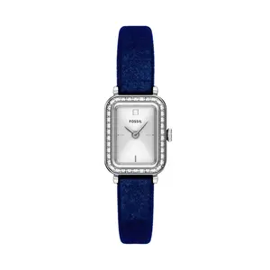 Fossil Women's Raquel Mini Two-Hand Navy Velvet Watch