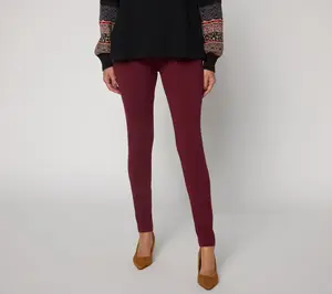 LOGO by Lori Goldstein Regular Full Length Pull On Legging